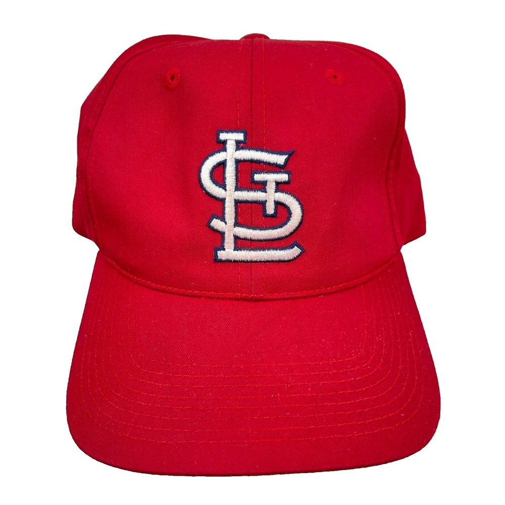 Vintage St Louis Cardinals Hat Cap Snapback Red 90s Y2K Plain Logo MLB Baseball